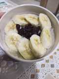 Healthy Breakfast : Oats with Banana & Cranberry