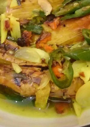 Foto resep Tumis Cue Tongkol Cabe Ijo