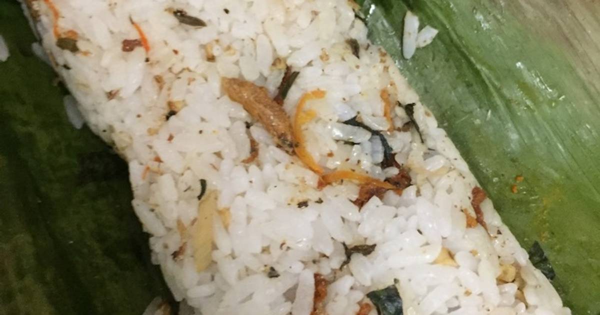 Resep Nasi Bakar Teri Oleh Fella Sumendap Cookpad