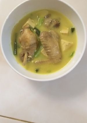 Foto resep Sayur Labu sieum Tahu Ayam bumbu kuning
