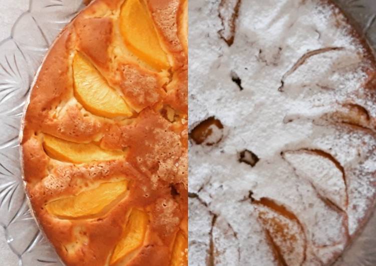 Torta di pesche