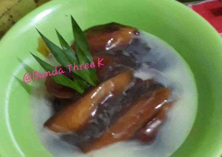 Langkah Mudah untuk Membuat Bubur meizena pisang, Sempurna
