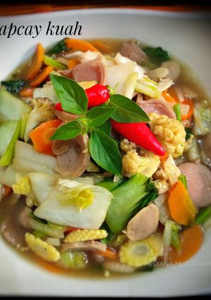 Foto resep Capcay kuah simpel