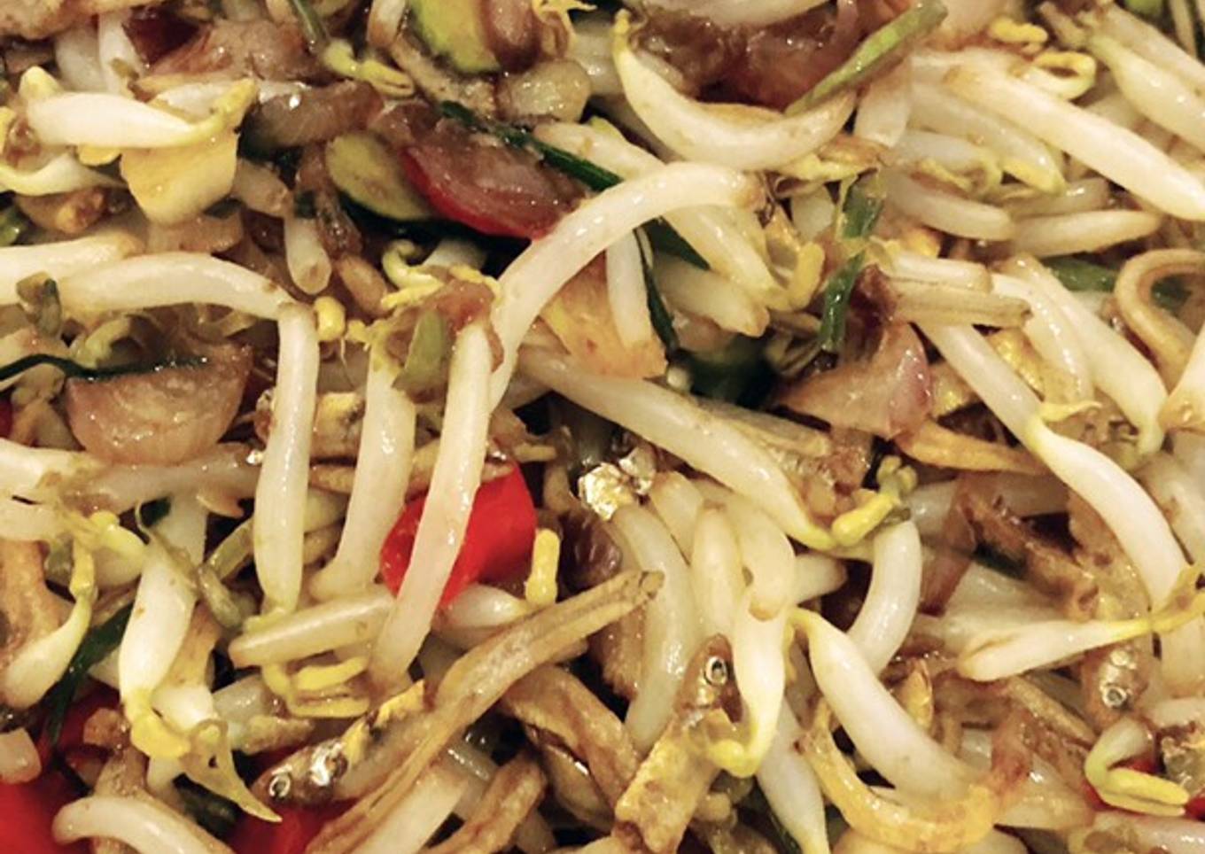Tumis Tauge Teriyaki Ikan Asin
