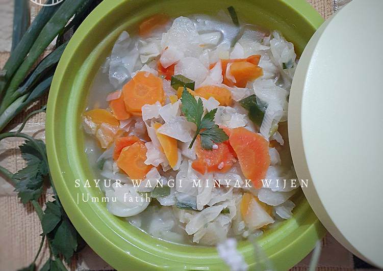 Sayur wangi minyak wijen