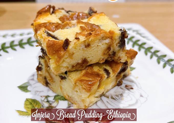 Foto utama resipi 👩‍🍳Injera Bread Pudding- Ethiopia🇪🇹