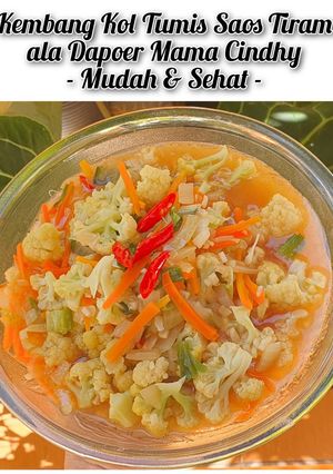 Foto resep Kembang Kol Tumis Saos Tiram - Mudah & Sehat - WAJIB RECOOK