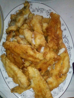 A picture of Fried fish.