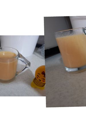 عکسی از دستور شیر انبه موز