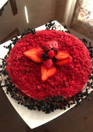 عکسی از دستور كيك رِدولوِت