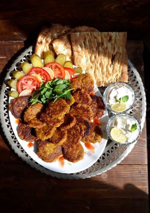 عکسی از دستور کتلت کدو تنبل
