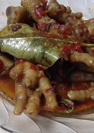 Foto resep Ceker pedas manis ala mama baby..