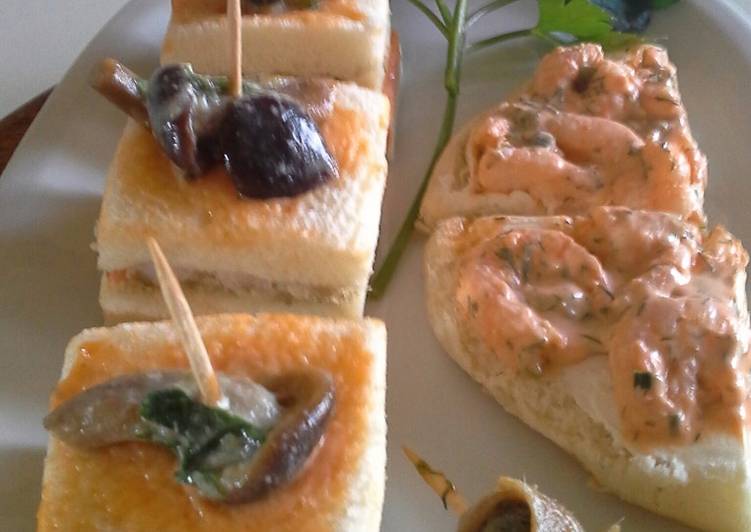 Stuzzichini tipici spagnoli i “ canapes colores “