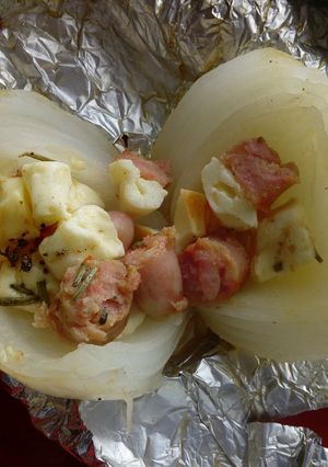 Una foto de Cebollas rellenas