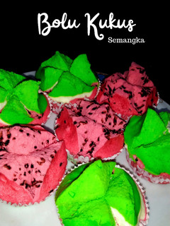 Foto resep Bolu Kukus Semangka