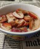 Porridge con fresas, frambuesas y arándanos al microondas (Gachas de Avena)