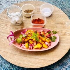 A picture of Raw Mango Salsa / Raw Mango Kachumar Salad.
