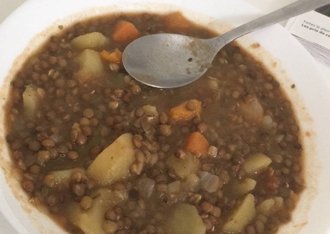 Lentejas de mi madre vegetarianas (y veganas)