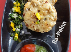 A picture of Mix Dal's Cheesy Mango Muffins.