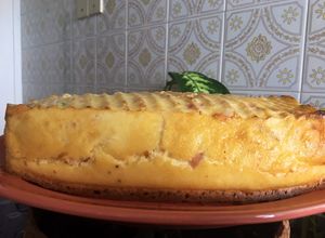 Una foto de Soufflé de jamón y queso magro