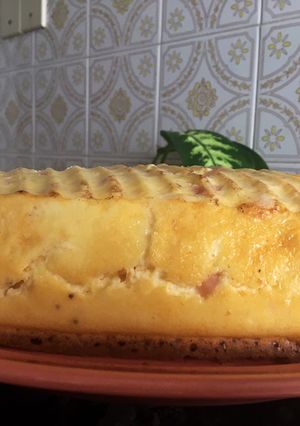 Una foto de Soufflé de jamón y queso magro
