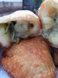 Empanadas de Berenjenas Ahumada Queso y Rúcula /Pasteis de Berinjela defumada, Queijo é Rúcula