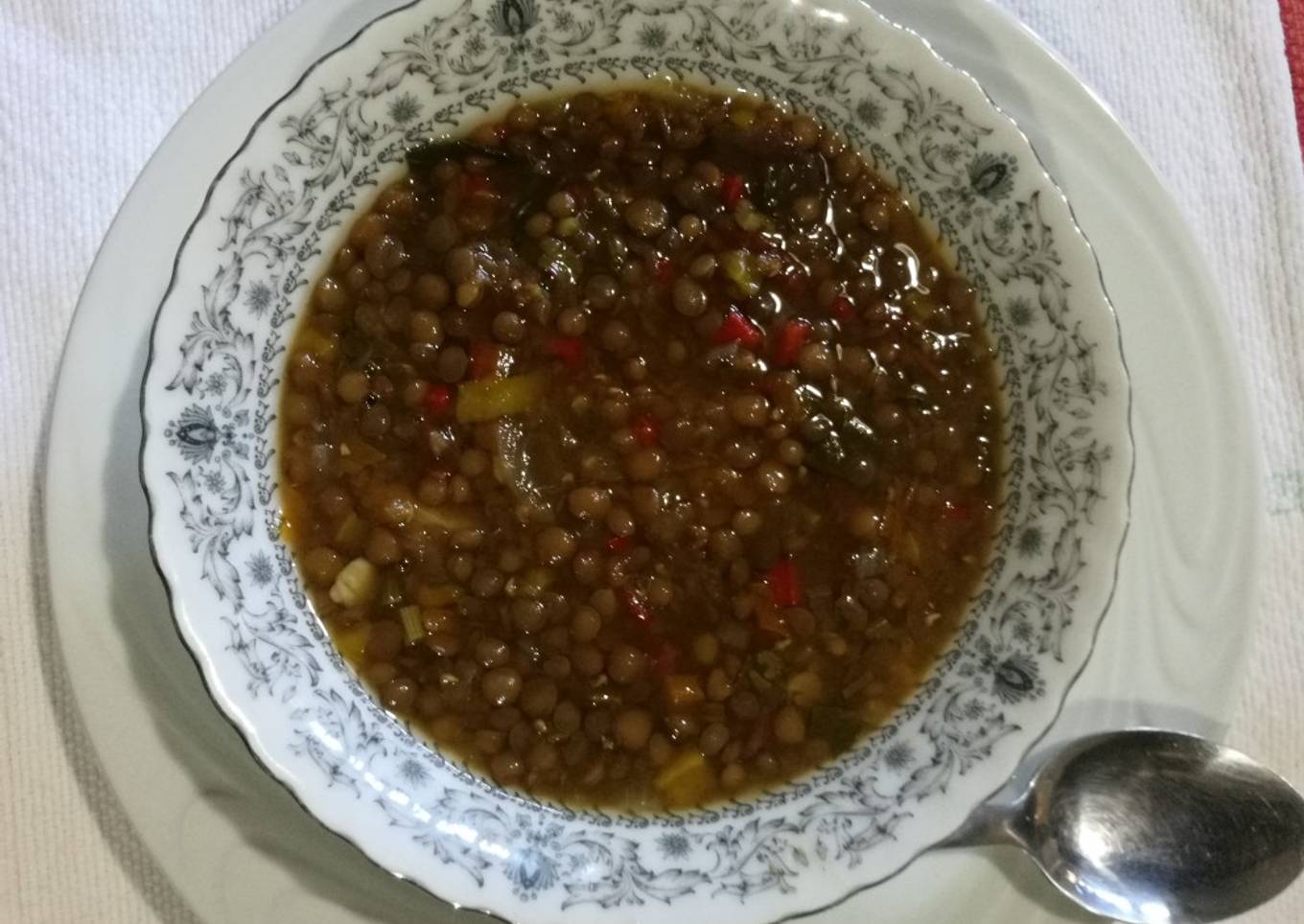 Sopa de lentejas💕