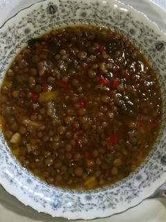 Una foto de Sopa de lentejas💕