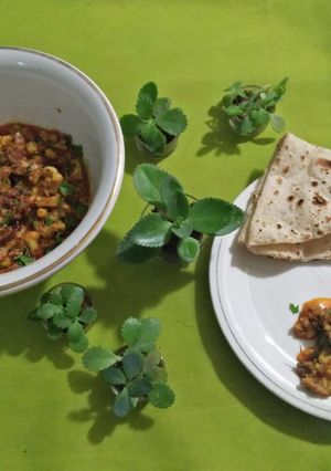 A picture of Gobi gosht.