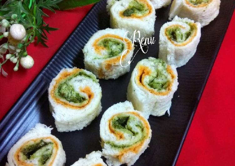 Steps to Make Favorite Spiral Mini Sandwiches
