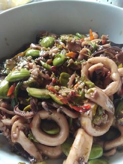 Foto resep Cumi pete cabe ijo