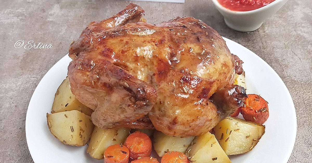 Resep Chicken Roasted Simple Oleh Erlina - Cookpad