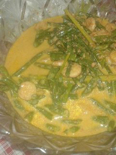 Foto resep Gulai udang kacang panjang