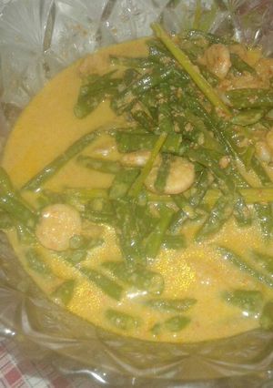 Foto resep Gulai udang kacang panjang