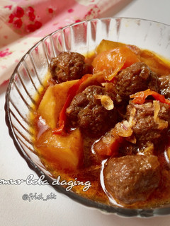 Foto resep Semur Bola Daging