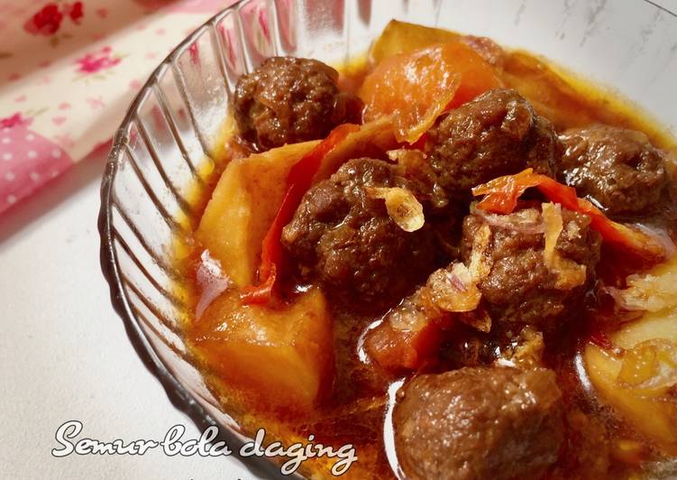 Resep Semur Bola Daging, Sempurna