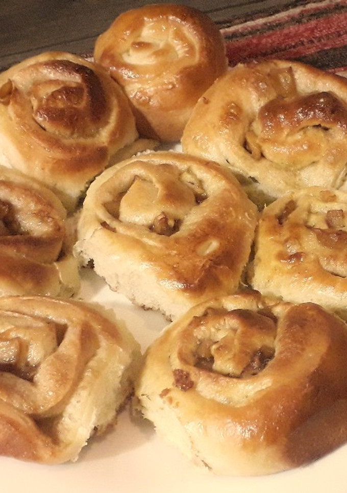 Una foto de Rolls de manzana 🍎😍