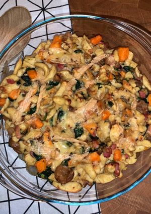 Une photo de ☆Gratin de Spätzele, Blettes et Munster☆