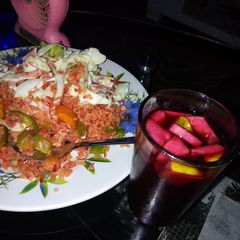 A picture of Zobo with cucumber.