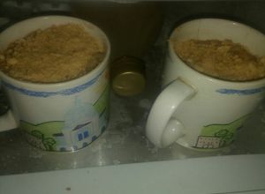 Una foto de Torta taza de Lincoln con banana