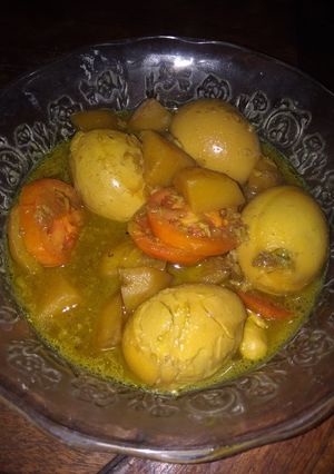 Foto resep Semur telur kentang mantap