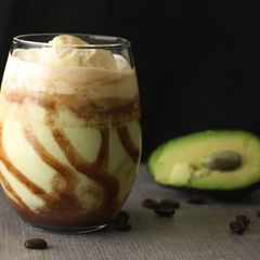A picture of Affogato on Avocado Smoothie.