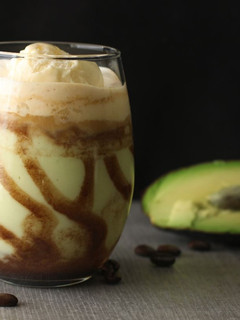 A picture of Affogato on Avocado Smoothie.