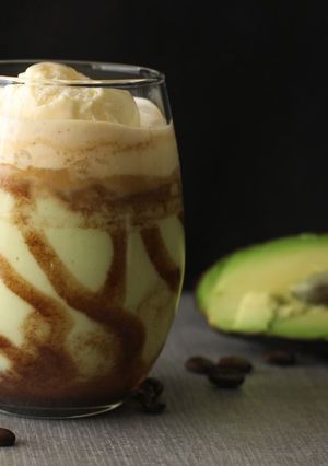 A picture of Affogato on Avocado Smoothie.