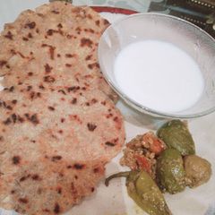 A picture of Moli ka paratha.