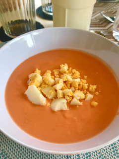 Una foto de Salmorejo