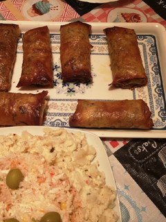 Una foto de Rollitos de primavera