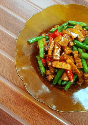 Foto resep Tumis Kacang Panjang Tempe