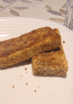 Una foto de Cuadraditos de tofu🤤 (apto veg)