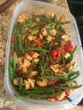 Pesto Chicken w/ Green Beans & Tomato
